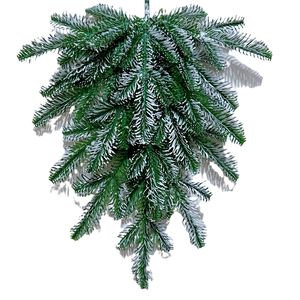 American Christmas Wreath Door Hanging Decoration Shopping Mall Window Decorations Upside <b>Tree</b> Element Cross-border Hot Selling - Product Image 5