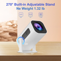 Projecteur portable 2026 HD 1080P 150 Lumens à succès pour le commerce transfrontalier, avec fonction de mise en miroir d'écran WIFI, Android 11, pour la maison