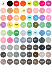 Marqueurs à alcool permanents à double pointe pour adultes, pour le dessin, avec étiquette personnalisée imprimée, 48, 36, 72, 168 couleurs - Product Image 6