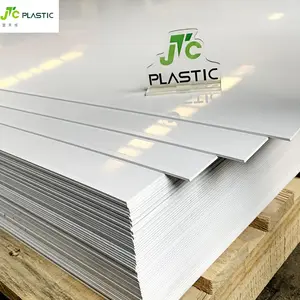 Rivestimento murale bianco foglio in pvc 4x8 per rivestimento di pareti foglio in PVC rinforzato solido