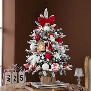 <b>Mini</b> Tabletop Christmas Tree Small Size Holiday <b>Table</b> Decoration Luxury High End Colorful Ball Christmas Tree - Product Image 6