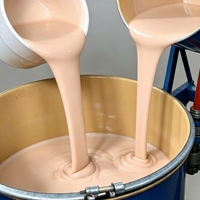 Silicona Líquida Color Piel para Moldes de Cuerpo Humano para Accesorios de Cine: Semitransparente, de Grado Alimenticio, de Dos Componentes (AB)