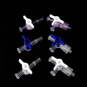 بيع بالجملة صمام فحص بلاستيكي لور اتجاه واحد صمام فحص محبس الحنفية ثلاثي الاتجاهات صمام محبس الحنفية الطبي موصل بلاستيكي - Product Image 1