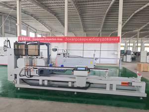 JUNDE OEM/ODM Customized Aluminum Profile CNC Double Head <b>Saw</b> 45 and 90 Degree Cutting Machine for Window and Door Making - Product Image 2