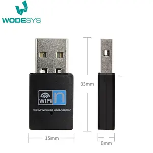 300 ميغابايت في الثانية USB واي فاي محول لاسلكي واي فاي USB دونغل عصا محول لأجهزة الكمبيوتر المحمول سطح المكتب ويندوز 10 8 7 XP ماك أو أس