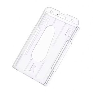 Porte-carte d'identité transparent en plastique rigide pour l'école - Product Image 1