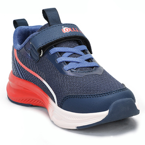 LOLLI kidz Kids Walking <b>Shoes</b> Mesh Upper <b>Hook</b> & Loop Closure Breathable Round Toe All Seasons Blue - Product Image 4