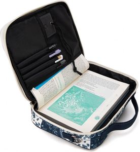 Housse de Bible pour femme à 2 compartiments, fabriquée par une usine certifiée BSCI, grande pochette de transport pour Bible - Product Image 4