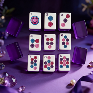 Fichas de Mahjong Americanas Transparentes de Color Morado, Fichas de Conejo de la Suerte de Acrílico de 3 Capas, Fichas Joker para Regalos de Navidad, Halloween y Festividades - Product Image 6