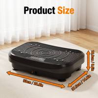 Nouvelle plateforme vibrante verticale de fitness, machine à vibrations pour tout le corps, utilisation domestique, écologique, 200W, 110-240V, 1-99
