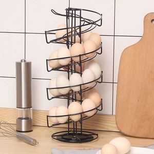 Soporte de Almacenamiento en Espiral para Cocina, Dispensador de Huevos de Alambre Metálico, Soporte para Cápsulas de Café - Product Image 2