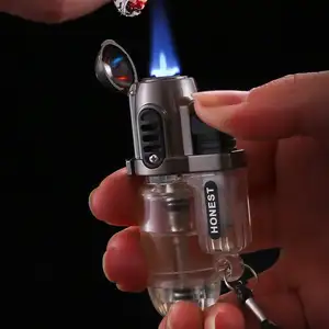 户外厨房焊料用丁烷可再填充气体打火机多用喷射炬打火机气体控制吹炬