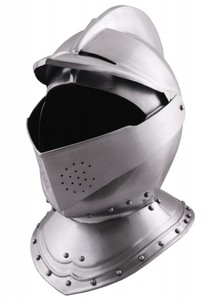Casque de Chevalier Médiéval en Acier, Époque Renaissance, Début du XVIe Siècle, Coiffe Historique de Style Européen - Product Image 5