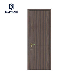 Aanpasbare Moderne Mdf Houten Paneel Deur Waterdicht Interieur Fineer Afgewerkt Zijopening Sluiter Slaapkamerplaat Deur <span class=keywords><strong>Product</strong></span> - Product Image 2