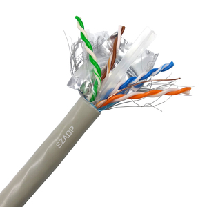 Giá cả cạnh tranh đặt hàng số lượng lớn Cat6 CAT5E cáp ngoài trời được bảo vệ PVC-đồng trong nhà <span class=keywords><strong>UTP</strong></span>/FTP/SFTP 305m1000ft kéo hộp Ethernet kabel - Product Image 4