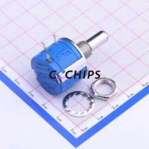 ตัวต้านทานปรับ3540S-1-202L/โพเทนชิออมิเตอร์ผ่านรูส่วนประกอบ (THT) ตัวต้านทาน2Kohm 5% 2W - Product Image 2