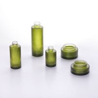 Flacon pompe en verre dépoli avec pulvérisateur en bois de frêne, emballage cosmétique 100% écologique, 15ml/20ml/30ml/50ml