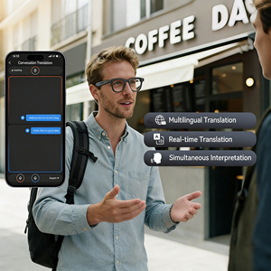 Gafas Inteligentes con IA 2026 con Traducción en Tiempo Real - Product Image 1