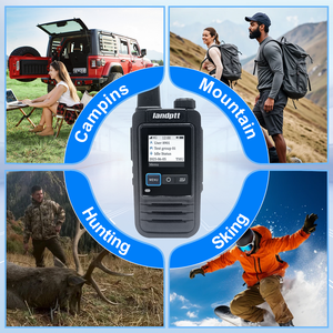 Radio de Dos Vías Landptt <span class=keywords><strong>A9</strong></span> 4G Lte de Largo Alcance 500km con Batería Grande, Walkie Talkie POC PTT de Comunicación Internacional con <span class=keywords><strong>Plataforma</strong></span> Gratuita - Product Image 5