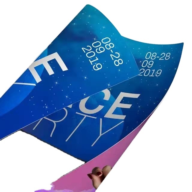 Customized Business Card Printing Folded Paper Menu Flyer Leaflet Printing Service