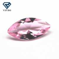 1.5x3-8x16mm, coupe à facettes, verre de cristal rose, pierre précieuse en vrac, pierre de verre artificielle, pierre de verre en forme de marquise, pierres précieuses en cristal