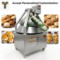 Machine à diviser et à arrondir la pâte entièrement automatique en acier inoxydable, équipement de division et d'arrondissement de la pâte pour pizza, pain, boulangerie