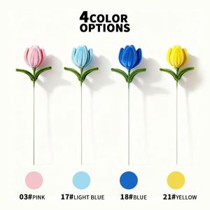 ชุดทำดอกทิวลิปจากท่อขนาด 8 มม. แบบ DIY พร้อมอุปกรณ์ครบชุด ดอกบานเต็มดวง 1 ดอก ทำง่ายใน 15 นาที ของขวัญแฮนด์เมดสุดหรู - Product Image 2