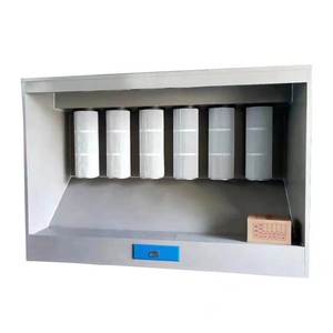 <span class=keywords><strong>Cabine</strong></span> <span class=keywords><strong>de</strong></span> <span class=keywords><strong>peinture</strong></span> à rideau d'eau pour pulvérisation humide, machine <span class=keywords><strong>de</strong></span> revêtement métallique par <span class=keywords><strong>aspiration</strong></span> <span class=keywords><strong>de</strong></span> poudre, salle <span class=keywords><strong>de</strong></span> revêtement en poudre - Product Image 5