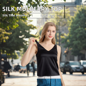 Débardeur en Soie Satinée Respirant et Décontracté pour Femme - Product Image 2