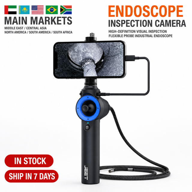 Endoscope Camera with Smartphone Connection for Car Engine Inspection, Pipeline Plumbing and Industrial Maintenance1m