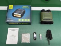 Binoculares de Visión Nocturna Infrarroja HD DT29 Verdes, Zoom 8X, Cámara de Visión Nocturna Digital IR de 40MP, Regalos para Hombres Adultos, Uso en Exteriores