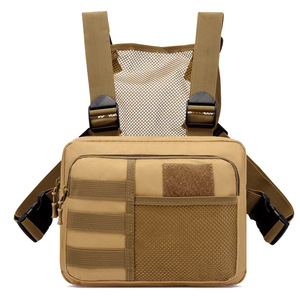 Borsa da Petto Mimetica, Gilet da Corsa Leggero, Zaino Sportivo per Esterni, Borsa Funzionale Stile Tattico, Borsa Utilitaria Unisex - Product Image 2