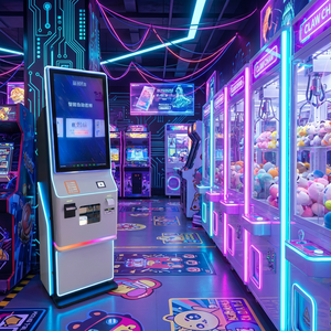 Quiosco Multifuncional de Autoservicio para Monedas/Tarjetas, Máquina de Cambio de Monedas para Negocios de Juegos de Arcade, Centro de Entretenimiento Familiar - Product Image 1