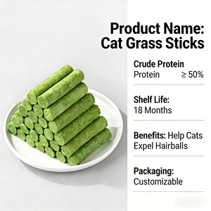 Snacks <span class=keywords><strong>de</strong></span> Hierba Gatera Liofilizada con Logotipo Personalizado, Ricos <span class=keywords><strong>en</strong></span> Proteína <span class=keywords><strong>de</strong></span> Pollo, Limpian los Dientes, Protegen <span class=keywords><strong>el</strong></span> Estómago, Tratamiento para Gatos - Product Image 2