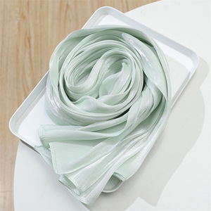 Le plus récent pour <span class=keywords><strong>Amazon</strong></span> tendance dame lisse doux brillant <span class=keywords><strong>soie</strong></span> châle crêpe froissé paillettes plaine miroitant Hijab pour les femmes musulmanes écharpe - Product Image 5