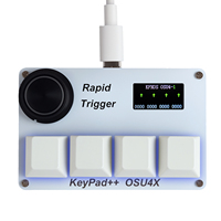 Clavier mécanique mini Sayodevice OSU Rapid Trigger avec rétroéclairage RGB, interrupteurs magnétiques USB-C, interrupteurs rouges, touches PBT, clavier de jeu