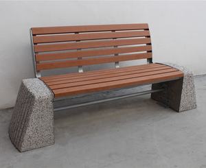 Gavin meubles de patio extérieur rue parc salle à <span class=keywords><strong>manger</strong></span> <span class=keywords><strong>banc</strong></span> siège acier pierre et plastique recyclé bois 3 sièges bancs de parc à thème - Product Image 3