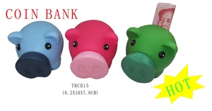 กระปุกออมสินรูปหมูพลาสติกใส - Product Image 2