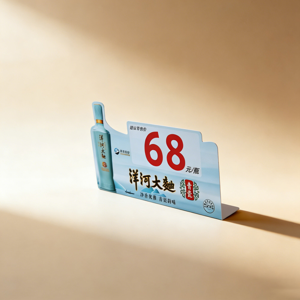 Custom Magnetic Transparent PVC Business Card Digital Printing Film Lamination Standee Price Tag Listing