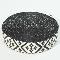 Nouveauté 2026 : Sangles et lanières en tissu sergé léger, couleur unie, motif chevrons, en polyester écologique, pour sacs bandoulière et chaussures