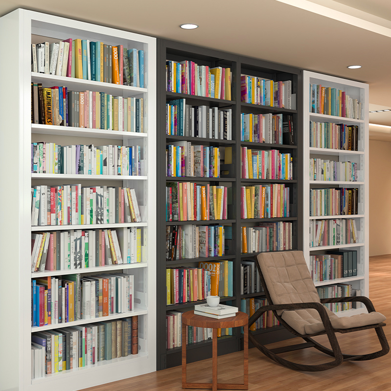 Creative Library Bookshelf Metal Bookshelf Household