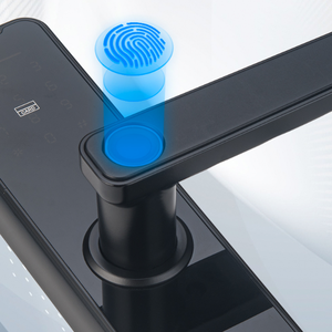 מנעול טביעות אצבע דיגיטלי חדש חכם tt tuya wi נעילת שלט רחוק סגסוגת אלומיניום עץ - Product Image 2