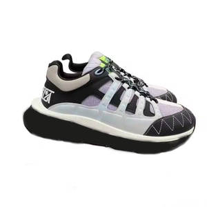 أحذية رياضية رجالية عالية الجودة من الجلد الطبيعي بتصميم أنيق، أحذية جري برباط وطباعة حيوانات قابلة للتنفس مع زيادة الارتفاع - Product Image 3