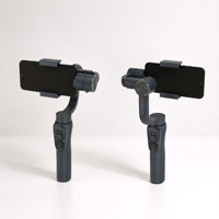 Stabilisateur S5Bpro7 360° à suivi automatique du visage pour smartphone avec objectif ultra grand angle, module IA et lumière LED, sans limitation d'angle de vue
