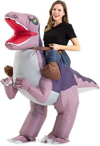 Costume de <span class=keywords><strong>dinosaure</strong></span> gonflable pour adulte, <span class=keywords><strong>T</strong></span>-<span class=keywords><strong>Rex</strong></span> gonflable, Vélociraptor gonflable, costume de <span class=keywords><strong>dinosaure</strong></span> gonflable de luxe pour Halloween - Product Image 3