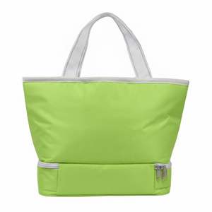 Bolsa Térmica Plegable Impermeable de Poliéster con Doble Compartimento Ligera Personalizada al por Mayor con Asa de Fácil Transporte - Product Image 2