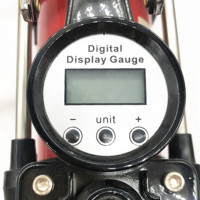 Compresseur d'air pour voiture à double cylindre robuste 30 mm 150 PSI Pompe de gonflage de pneus portable avec lumière LED