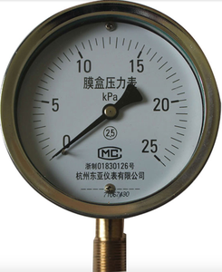 도매 내구성 저렴한 가격 경량 차동 부르동 튜브 압력 게이지 - Product Image 3