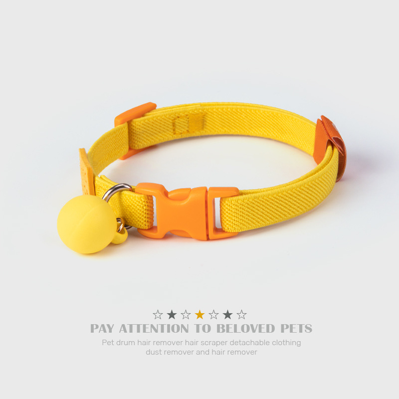 Cuello elástico amarillo