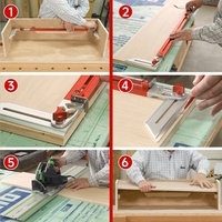 Kit de Mesure de Précision pour Escaliers : Règle de Mesure de Marches, Gabarit de Cadre d'Étagère d'Escalier, Outils Manuels pour l'Installation de Rampes d'Escalier DIY